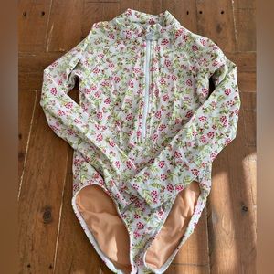 J.Crew Girls' printed rash guard with UPF 50+